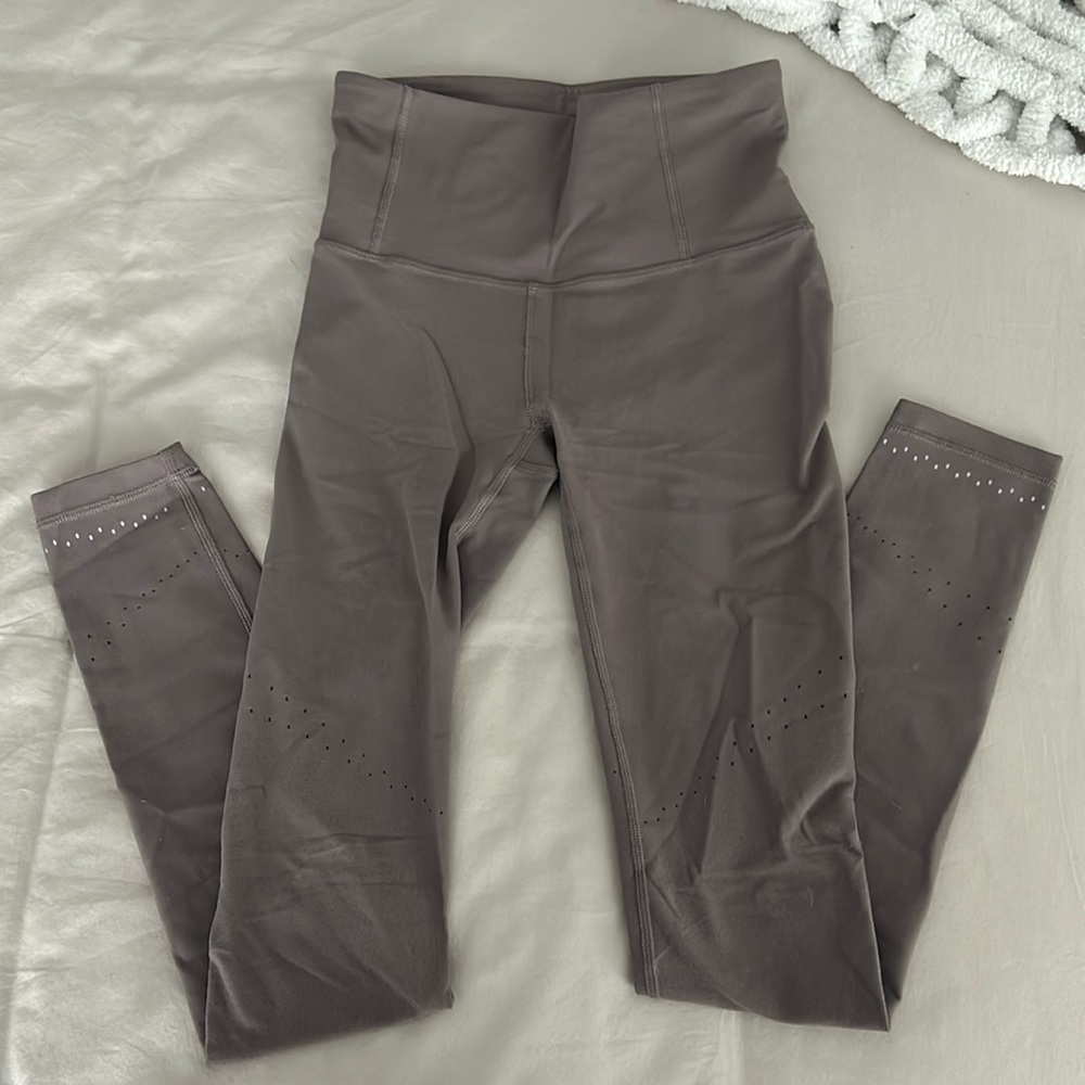 Gray/Purple Lululemon Leggings